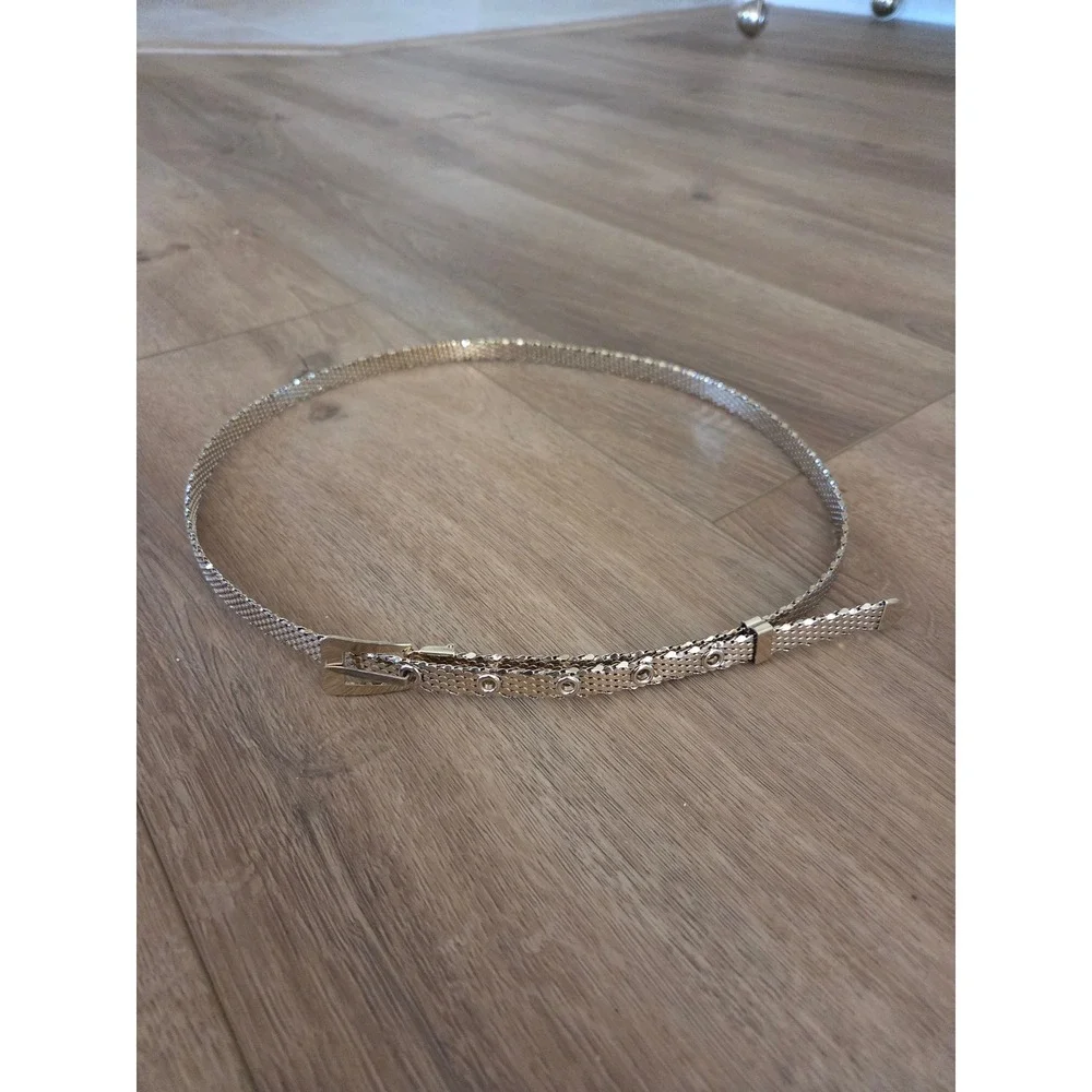 Whiting & Davis Vintage‎ Gold Mesh Belt